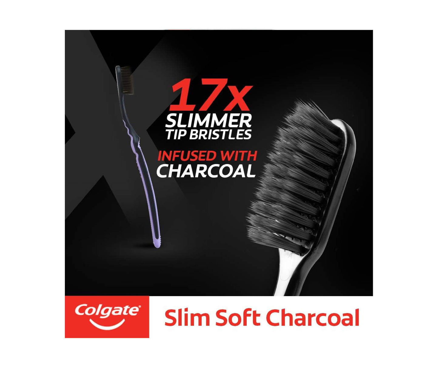 Colgate Slim Soft Charcoal 