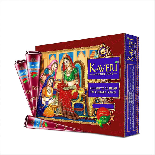 Kaveri Mehendi Cone  (Pack of 12)