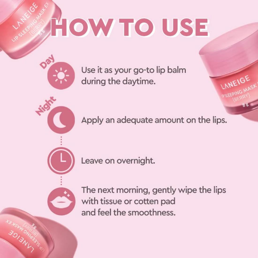 Laneige Lip Sleeping Mask Hydrating & Repairing Treatment